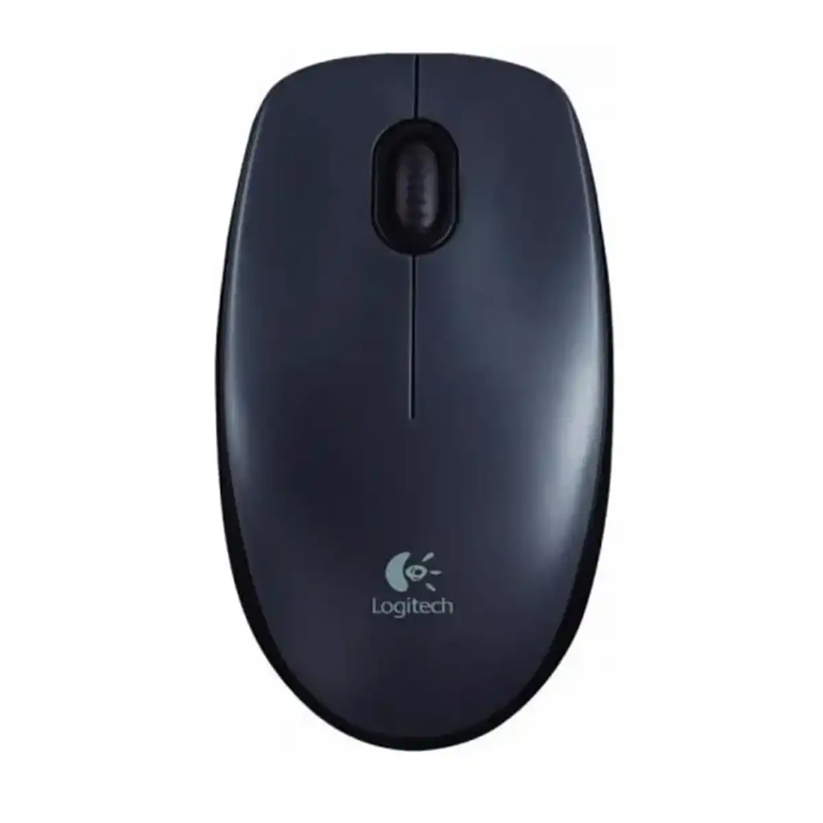 Logitech M90 Wired Optical Mouse – 1000 DPI – USB Type-A – Grey
