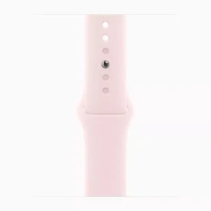 Apple Watch Series 9 GPS 45mm Pink Aluminium Case with Light Pink Sport Band - M/L - Image 3