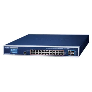 Planet-L3-24-Port-101001000T-802.3bt-PoE-2-Port-10GBASE-T-2-Port-10G-SFP-Managed-Switch-with-LCD-Touch-Screen-and-Redundant-Power-MEST-stores-best-online-shop-egypt