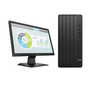 HP Pro Tower 290 G9 Desktop PC and HP P204v Monitor Bundle