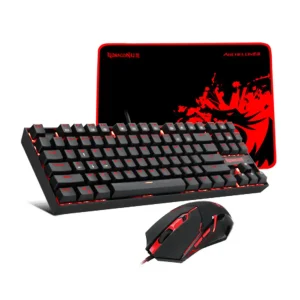 Redragon K552 BA-2 3-in-1 Mechanical Gaming Kit – Keyboard, Mouse & Mouse Pad | RGB Backlit Wired Set