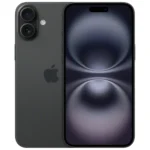iPhone 16 Plus 128GB Black front and back view – Model MXVW3ZD/A Egypt
