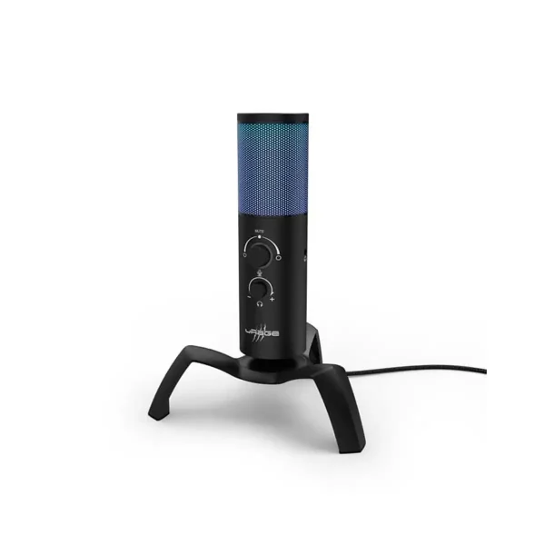 uRage Stream 750 HD Illuminated” Streaming Microphone Black - 4047443446893