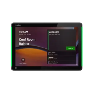 Yealink RoomPanel Plus E2 1303196 – 10” Smart Meeting Room Scheduling Display for Teams & Zoom