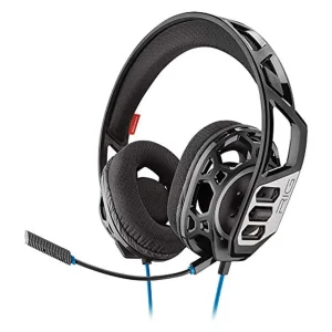 RIG 300HS On-Ear Gaming Headset Black – Official PlayStation PS5 & PS4 Headset with 40mm Drivers, Inline Controls & Acoustic Safety Tech